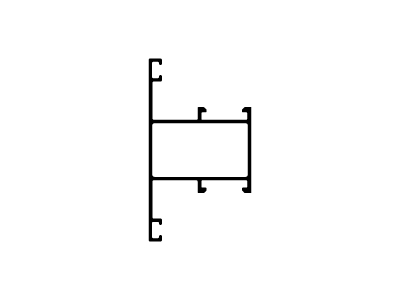 Travesaño paño fijo
